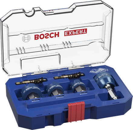 Bosch EXPERT lehtmetalli Power Change Plus augusaagide komplekt.